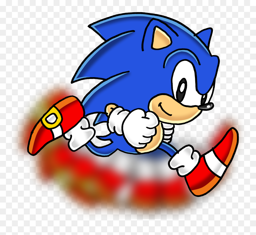 Classic Super Sonic - Sonic The Hedgehog Classic Super Sonic, HD Png  Download - vhv