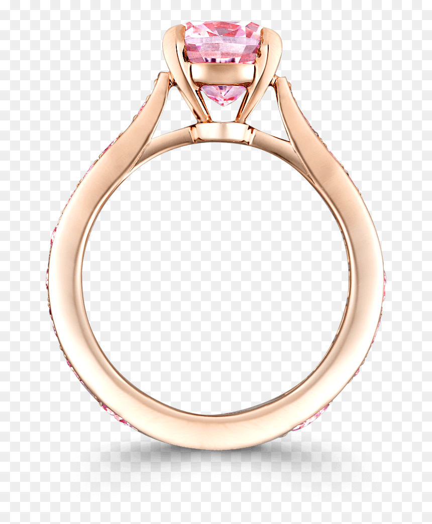 Engagement Ring, HD Png Download - pink diamonds png