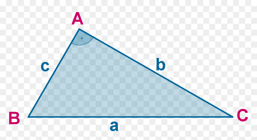 Imagen Test Notacion Triangulo Rectangulo - Triangle, HD Png Download - rectangulo png