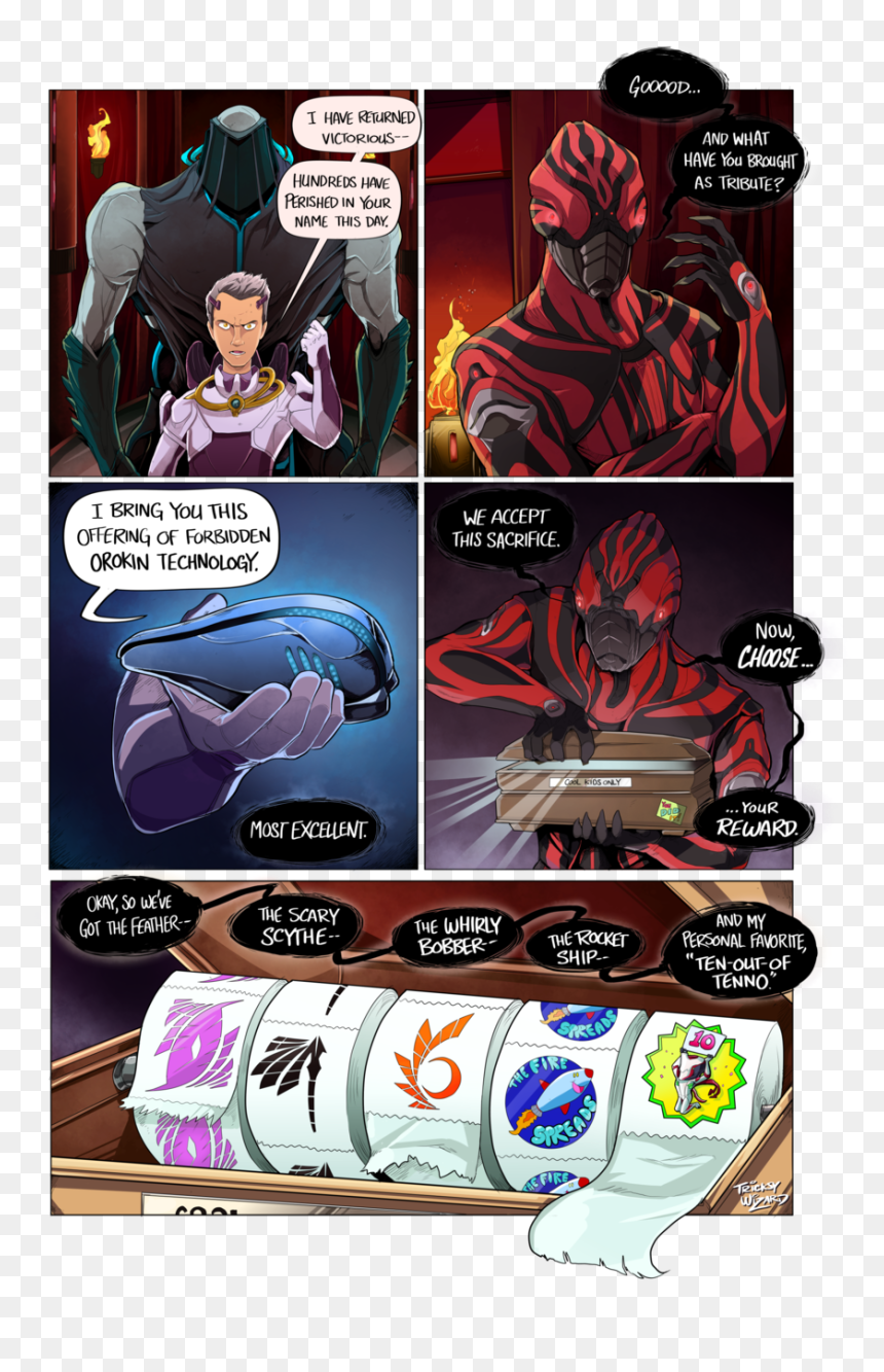 Super Syndicate Sticker Star V2 - Warframe Comic Tricksy Wizard, HD Png Download - star sticker png