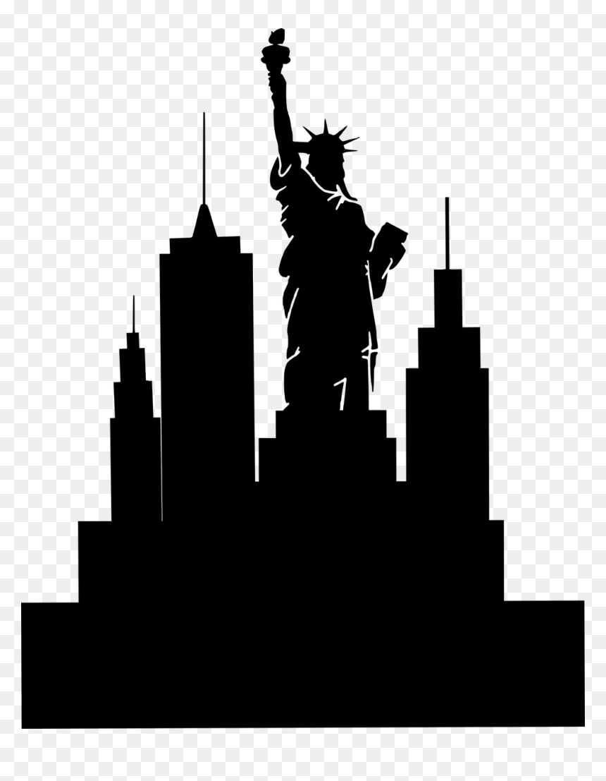 Silhouette, Usa, America, Freedom, July4th, HD Png Download - building vector png