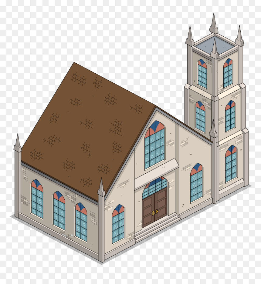 Architecture, HD Png Download - simpsons donut png