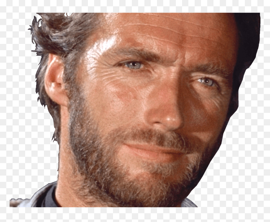 Sticker Clint Eastwood Regard Sourire Content Amuse - Sticker Jvc Clint Eastwood, HD Png Download - clint eastwood png