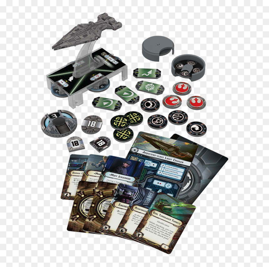 Star Wars Armada Imperial Light Cruiser, HD Png Download - star wars ships png