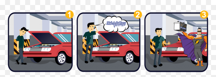 Illustration, HD Png Download - car battery png