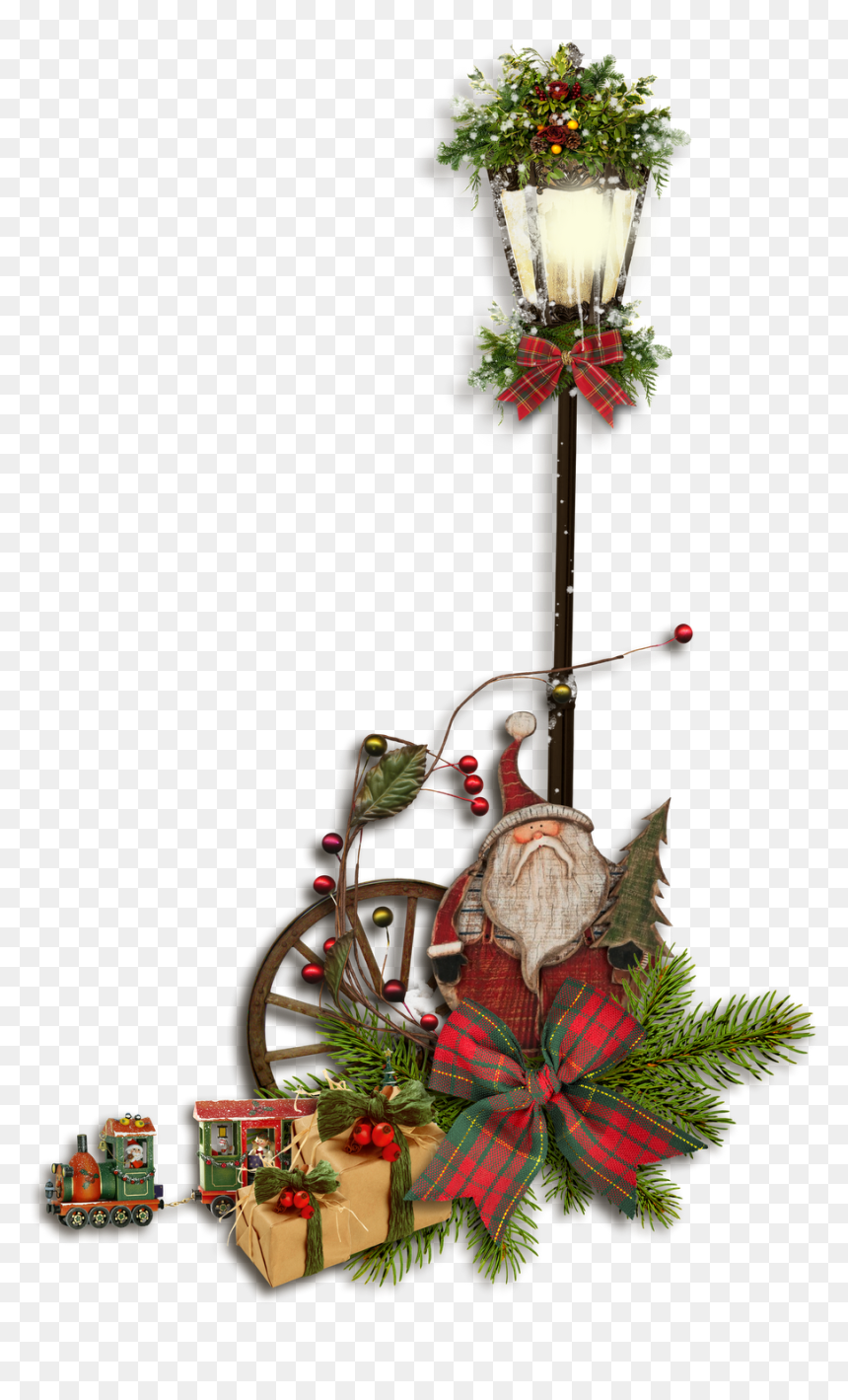 S - Christmas Street Lamp Clip Art, HD Png Download - street tree png