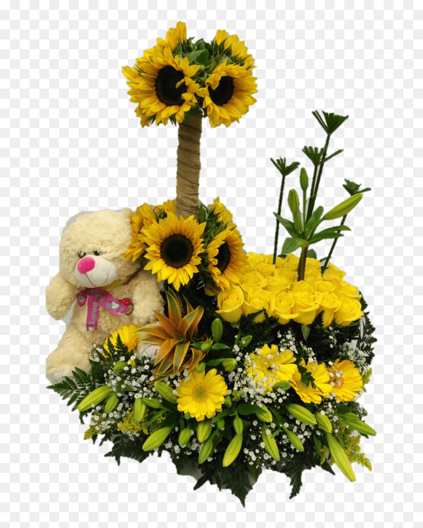 Exotic And 11 Arreglo Exótico En Girasoles , Png Download - Girasoles Exóticos, Transparent Png - girasoles png