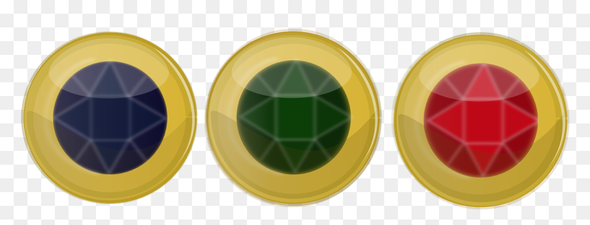 Tre Juveler, HD Png Download - gold button png
