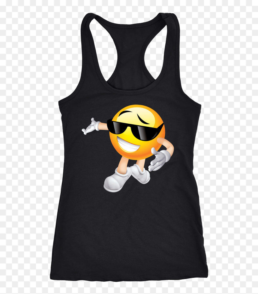 Glasses Emoji Tank Top - T-shirt, HD Png Download - glasses emoji png