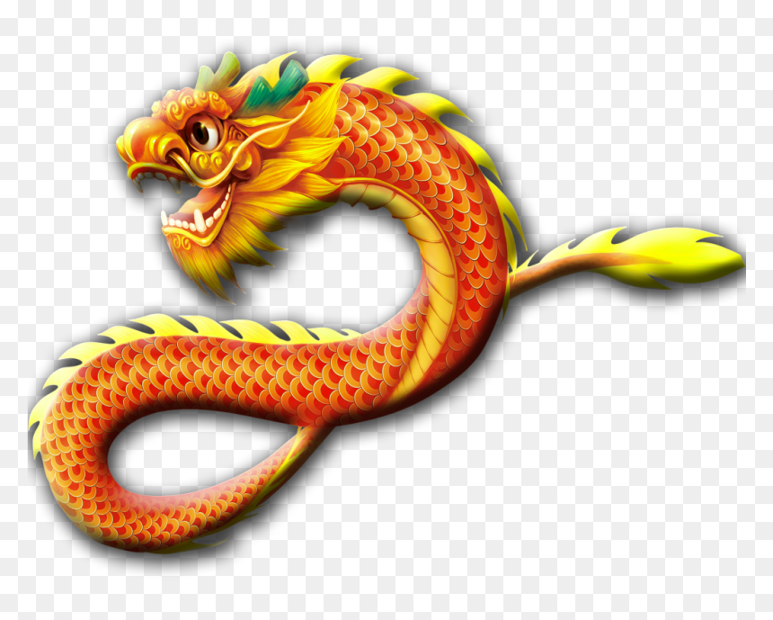 Golden Chinese Dragon High Definition Vector - High Resolution Vector Image Png, Transparent Png - chinese dragon vector png