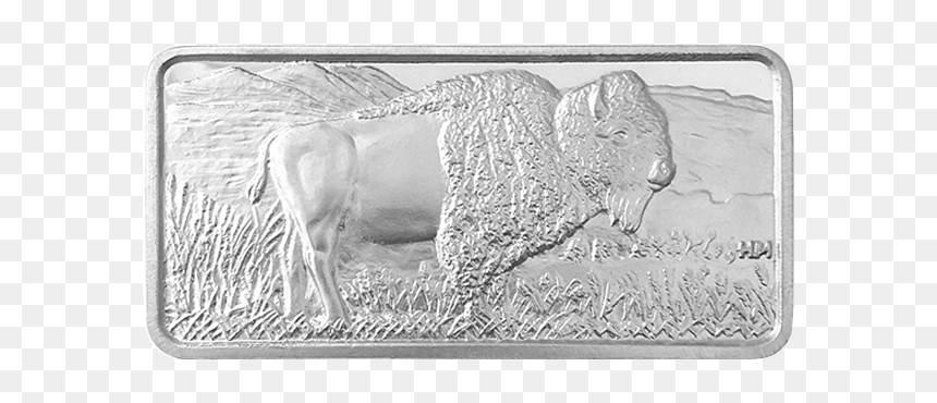 Aztec Warrior - 10 Oz Silver Bar Buffalo Hoghland Mint, HD Png Download - aztec warrior png