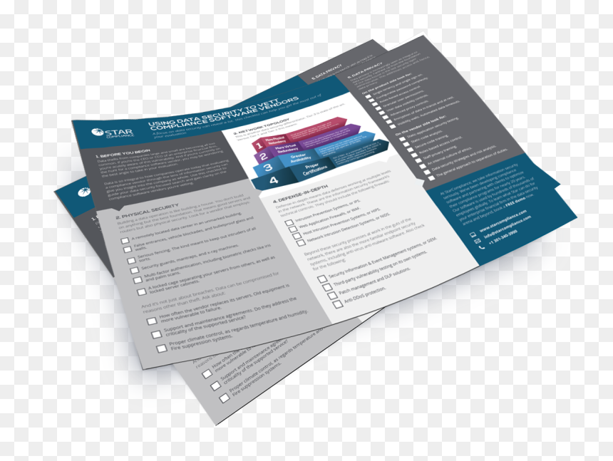 Software Vendors Checklist - Flyer, HD Png Download - brochure png