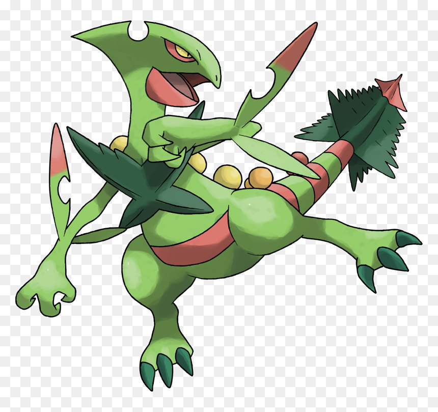 Mega Sceptile Pokédex - Mega Sceptile Png, Transparent Png - sceptile png
