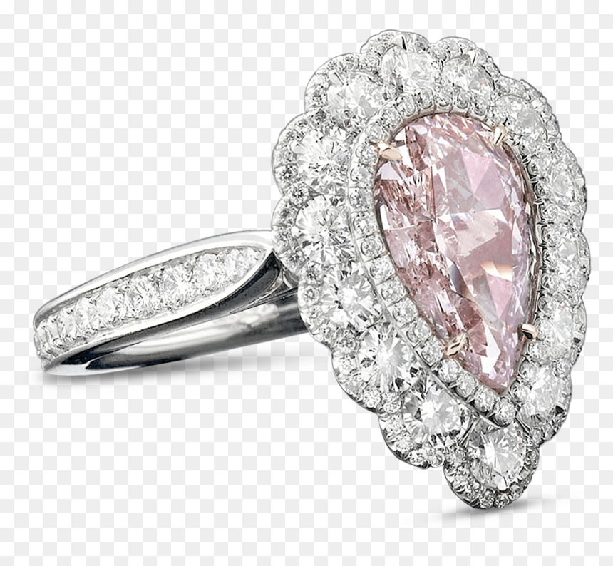 Engagement Ring, HD Png Download - pink diamonds png