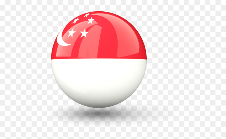 Thumb Image - Indonesia Flag Ball Png, Transparent Png - singapore flag png