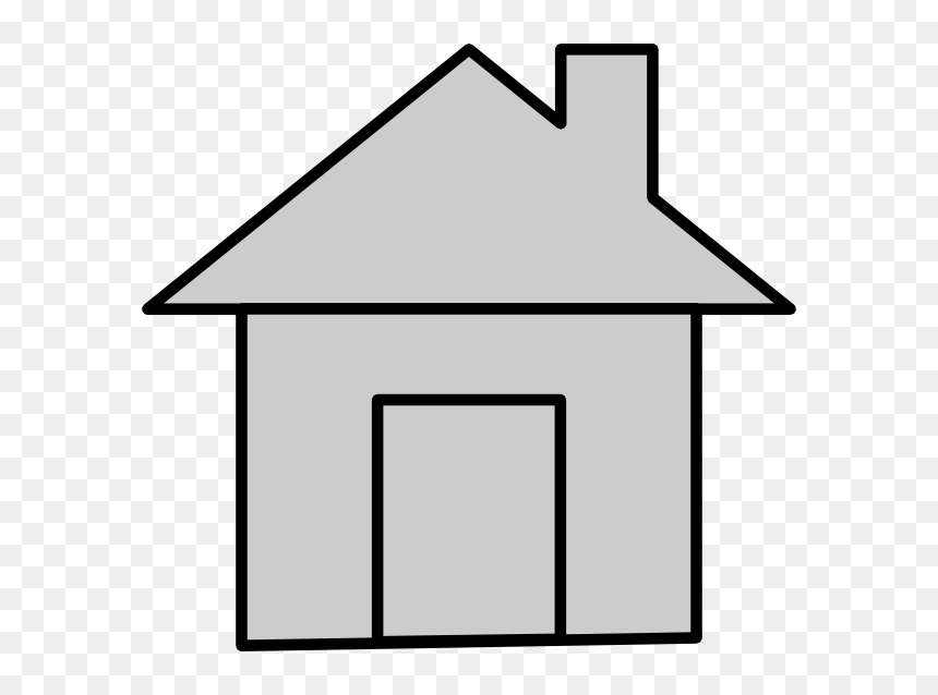 Gray House Clipart Png Freeuse Library Gray House Icon - Gray House Clip Art, Transparent Png - gray line png