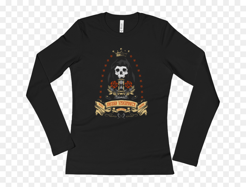 Santa Muerte Women"s Long Sleeve - Just A Italian By Marriage Shirts, HD Png Download - selena quintanilla png
