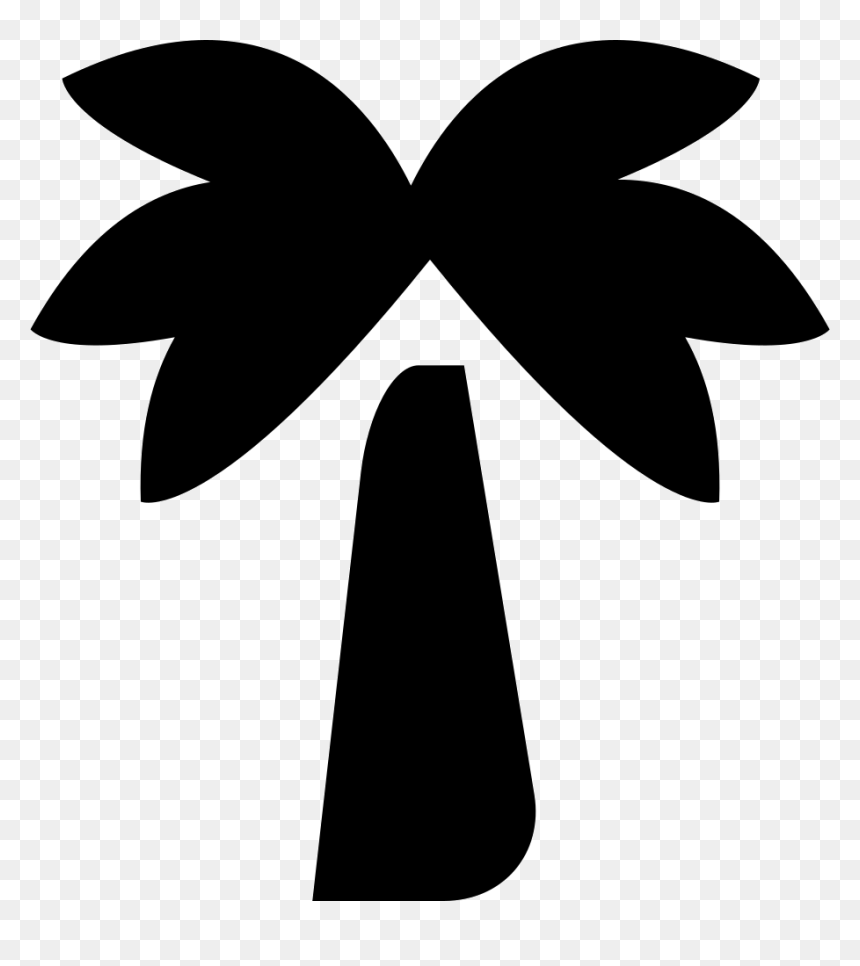Palm Tree Vector - Trees Svg File Vector, HD Png Download - palm trees vector png