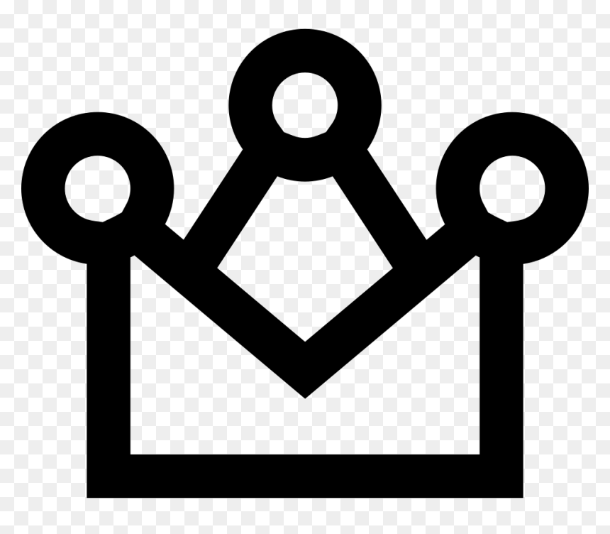 Crown - Roi Icone, HD Png Download - crown doodle png