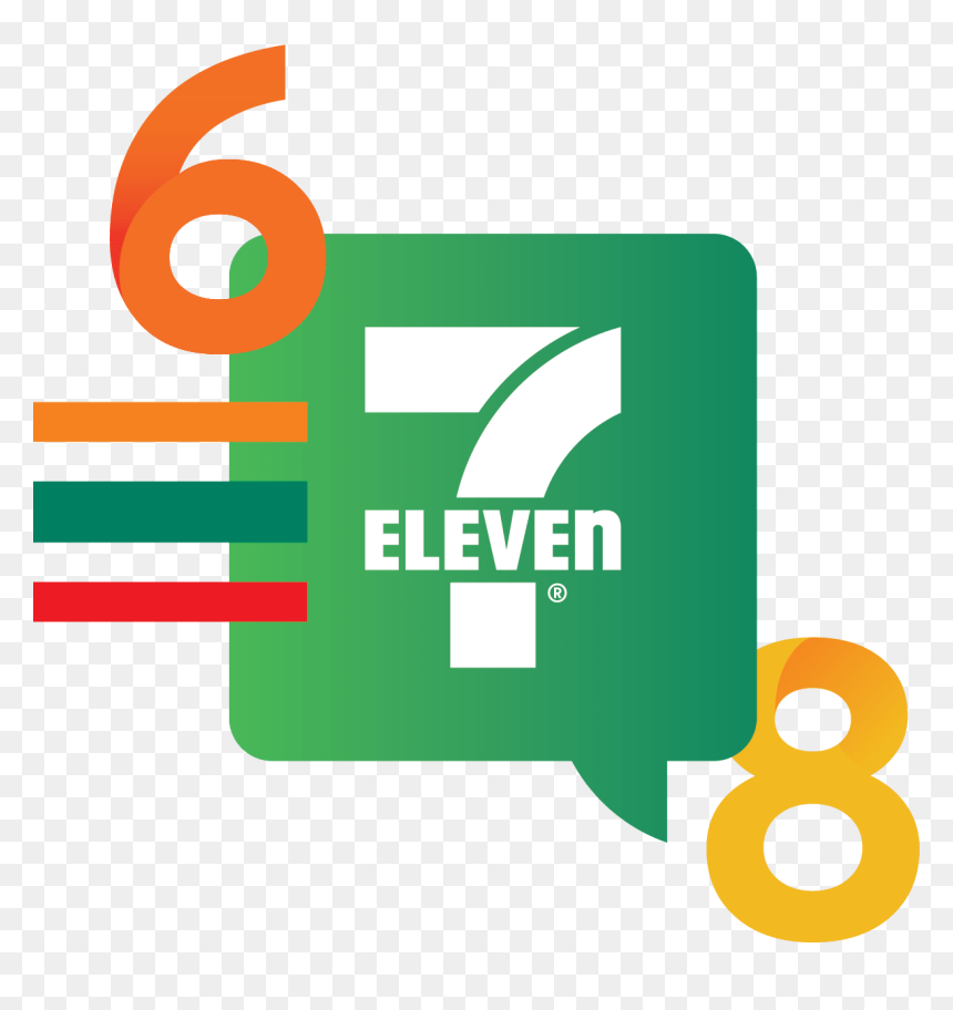 Black And White, HD Png Download - 7 eleven logo png