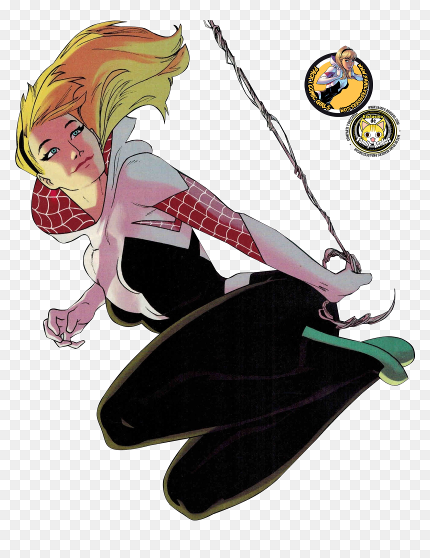 Spider Gwen Comic Art , Png Download - Spider Gwen, Transparent Png - spider gwen png