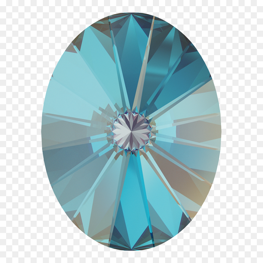 Swarovski 4122 Oval Rivoli Fancy Stone 8x6mm Crystal - Swarovski Ag, HD Png Download - fancy circle png