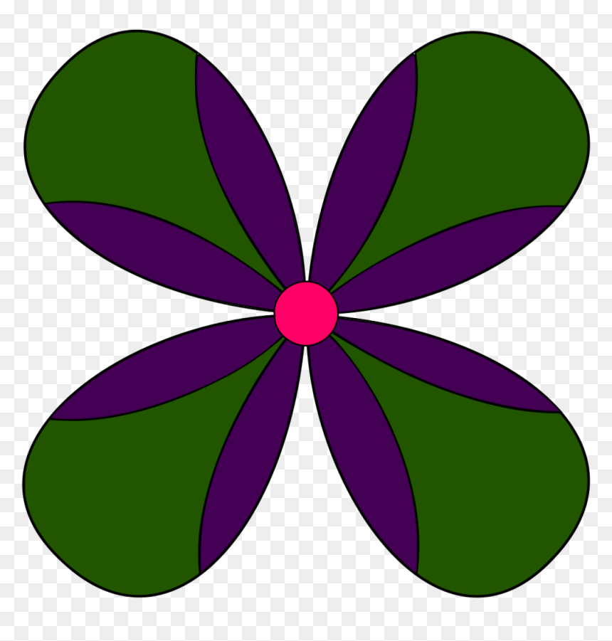 Green Flower Svg Clip Arts - Graphic Design, HD Png Download - flower clip art png