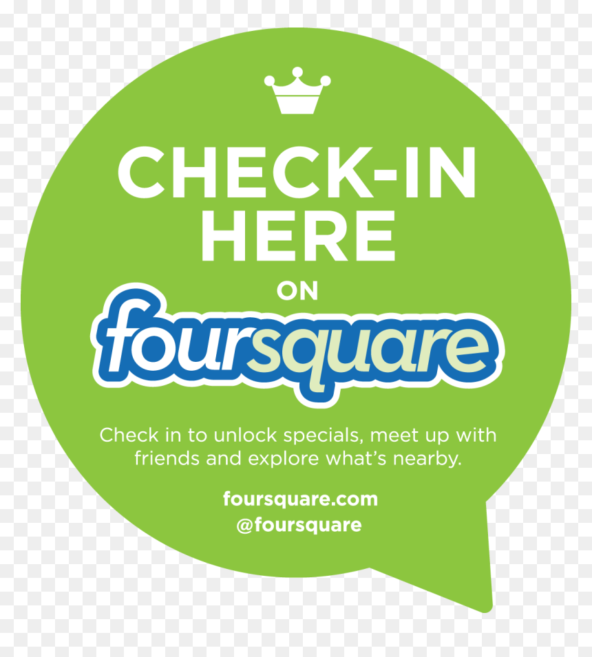 Checking In Apps, HD Png Download - foursquare logo png