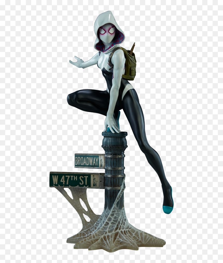 Marvel Statue Spider-gwen - Figure Spider Gwen, HD Png Download - spider gwen png