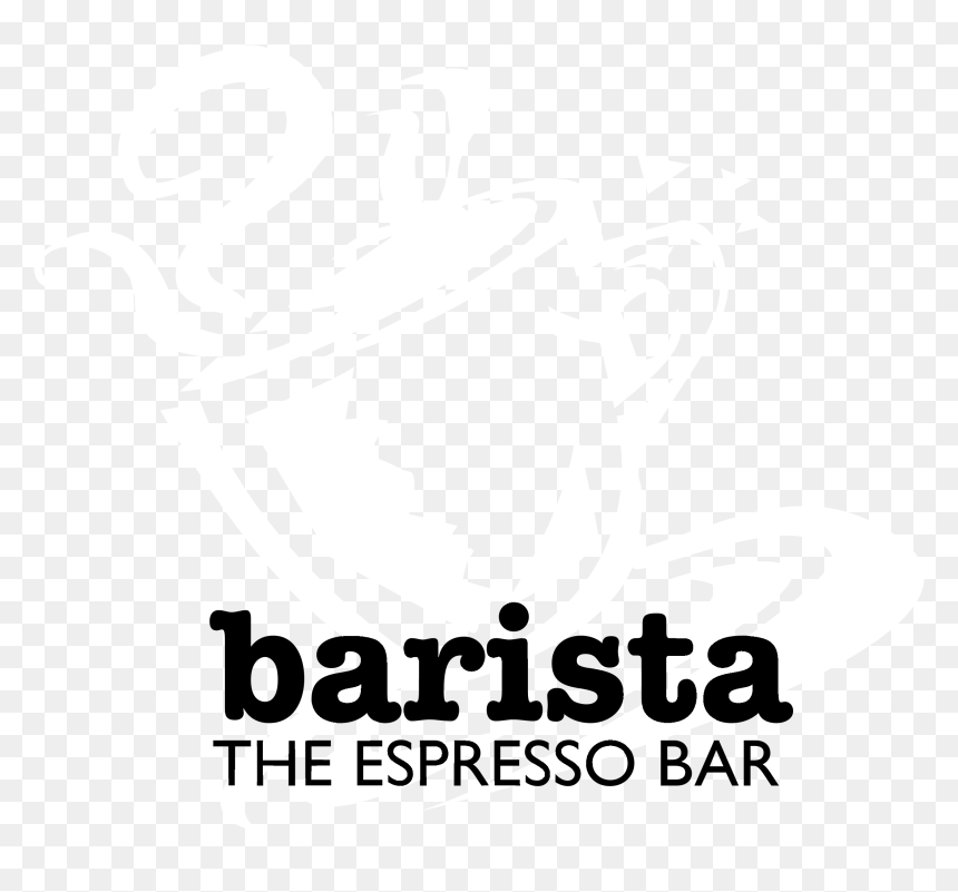 Barista 01 Logo Black And White - Love Paris, HD Png Download - barista png
