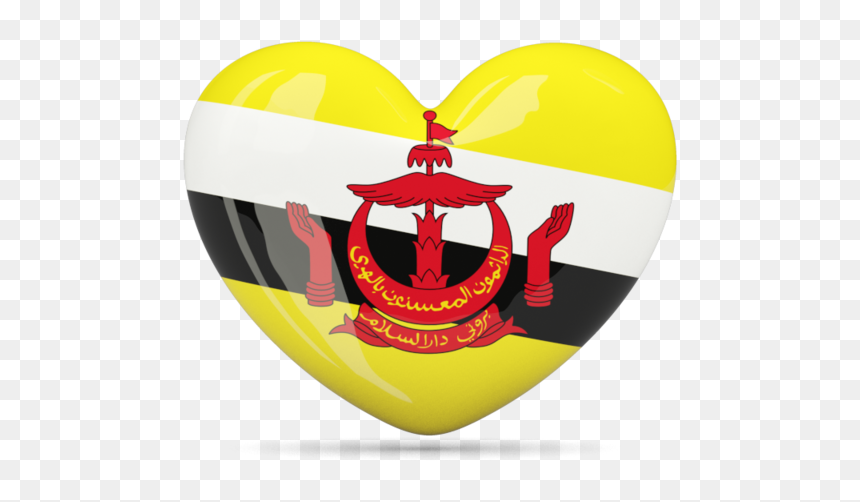 Download Flag Icon Of Brunei At Png Format - Brunei Darussalam Flag, Transparent Png - red heart icon png
