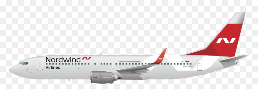 Boeing 737-800ng - Nordwind Airlines A380, HD Png Download - boeing png