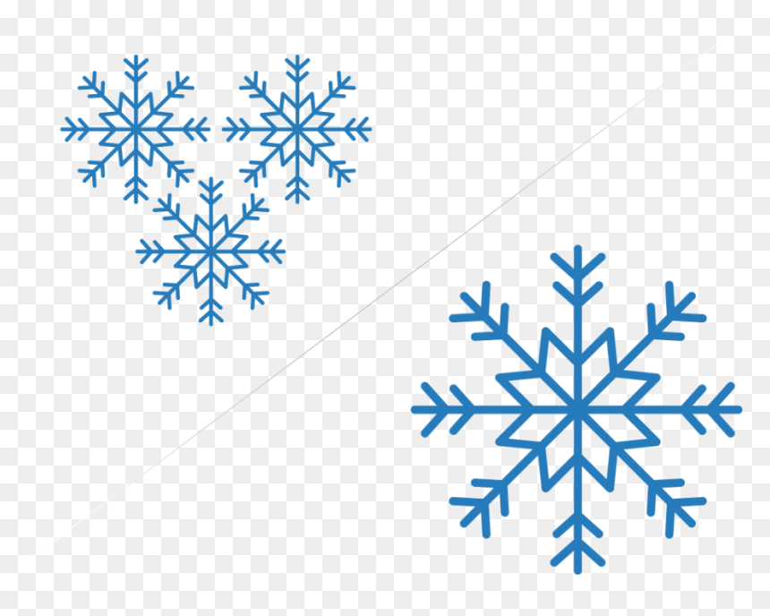 Size Of Ice Crystals - La Surgélation, HD Png Download - ice crystals png