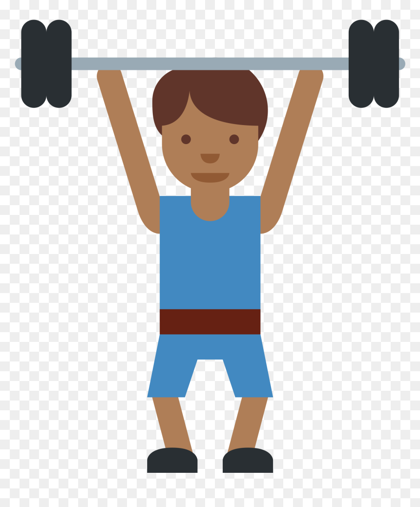 Weight Lifter Sticker By Twitterverified Account - Prevent Non Communicable Diseases Image Cartoons, HD Png Download - twitter verified png