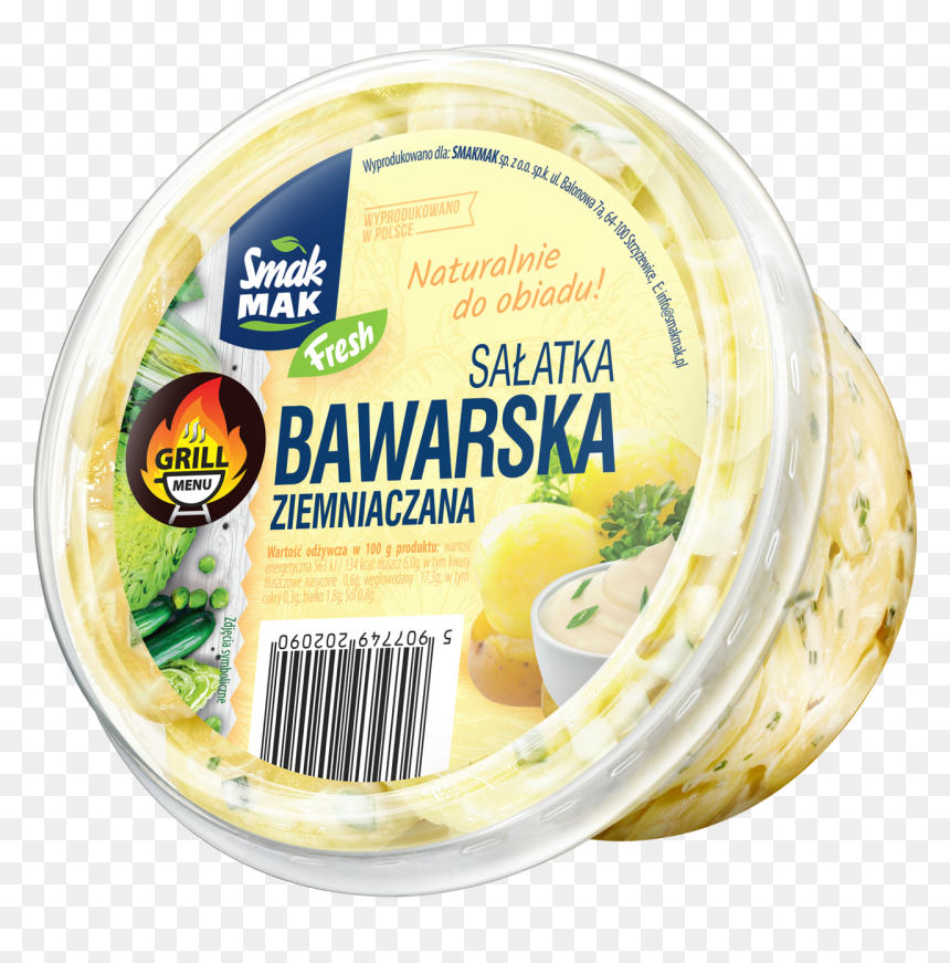 Sałatka Bawarska Ziemniaczana - Processed Cheese, HD Png Download - potato salad png