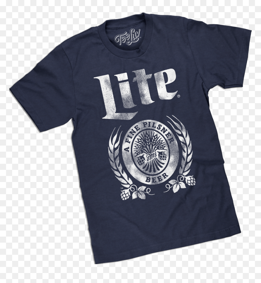 Miller Lite Beer Tee Shirt - Miller Lite Vintage Shirt, HD Png Download - miller lite png