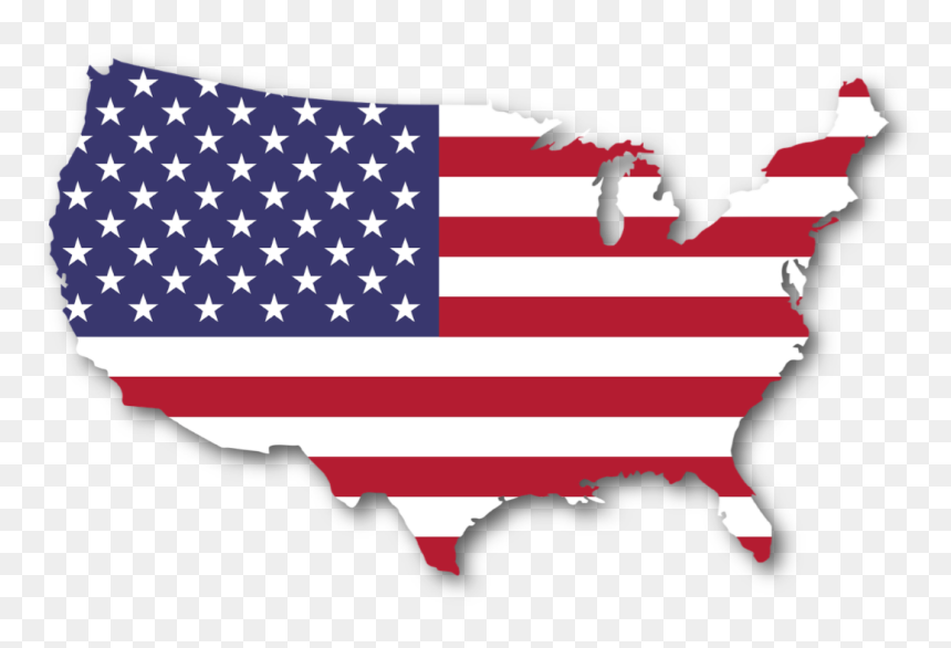 Picture - Us Map And Flag, HD Png Download - arizona flag png
