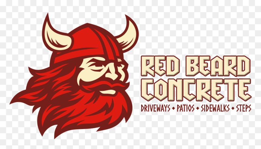 Red Beard Concrete - Viking Head Drawing, HD Png Download - red beard png