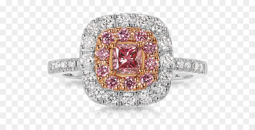 Argyle Pink Diamond Vault Ring - Argyle Pink Diamonds, HD Png Download - pink diamonds png