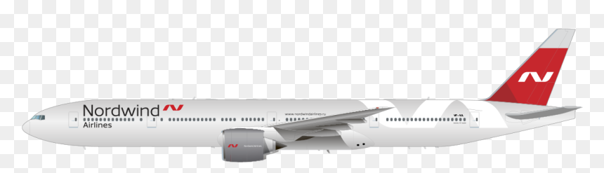Boeing 777-300er - Nordwind Airlines Boeing 777 200, HD Png Download - boeing png