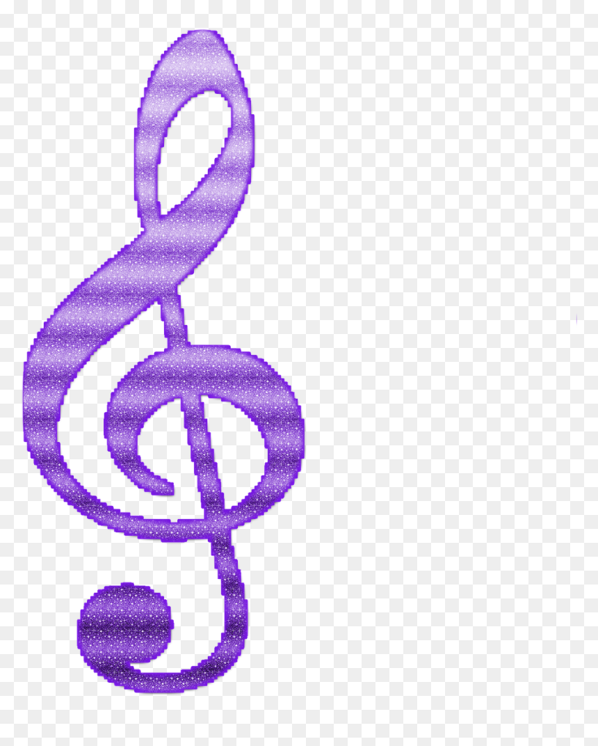 Notas Musicais Png - Treble Clef Png, Transparent Png - notas musicais png