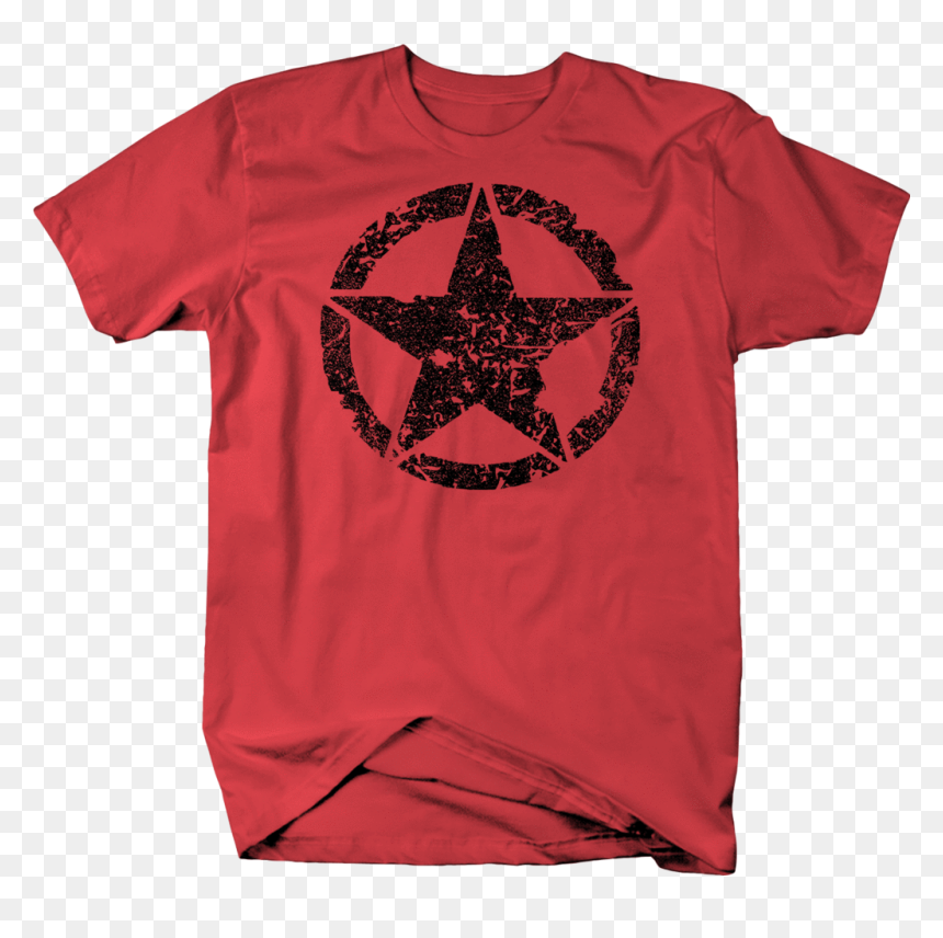 T-shirt, HD Png Download - military star png