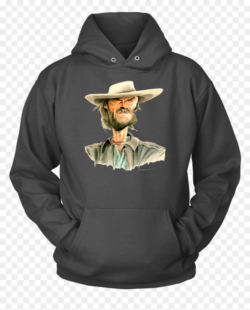 Virgo Hoodie, HD Png Download - clint eastwood png