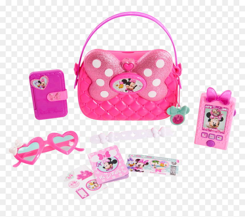 Minnie Mouse Karaoke Purse Best Image Ccdbb - Minnie's Happy Helper Bag, HD Png Download - minnie mouse ears png