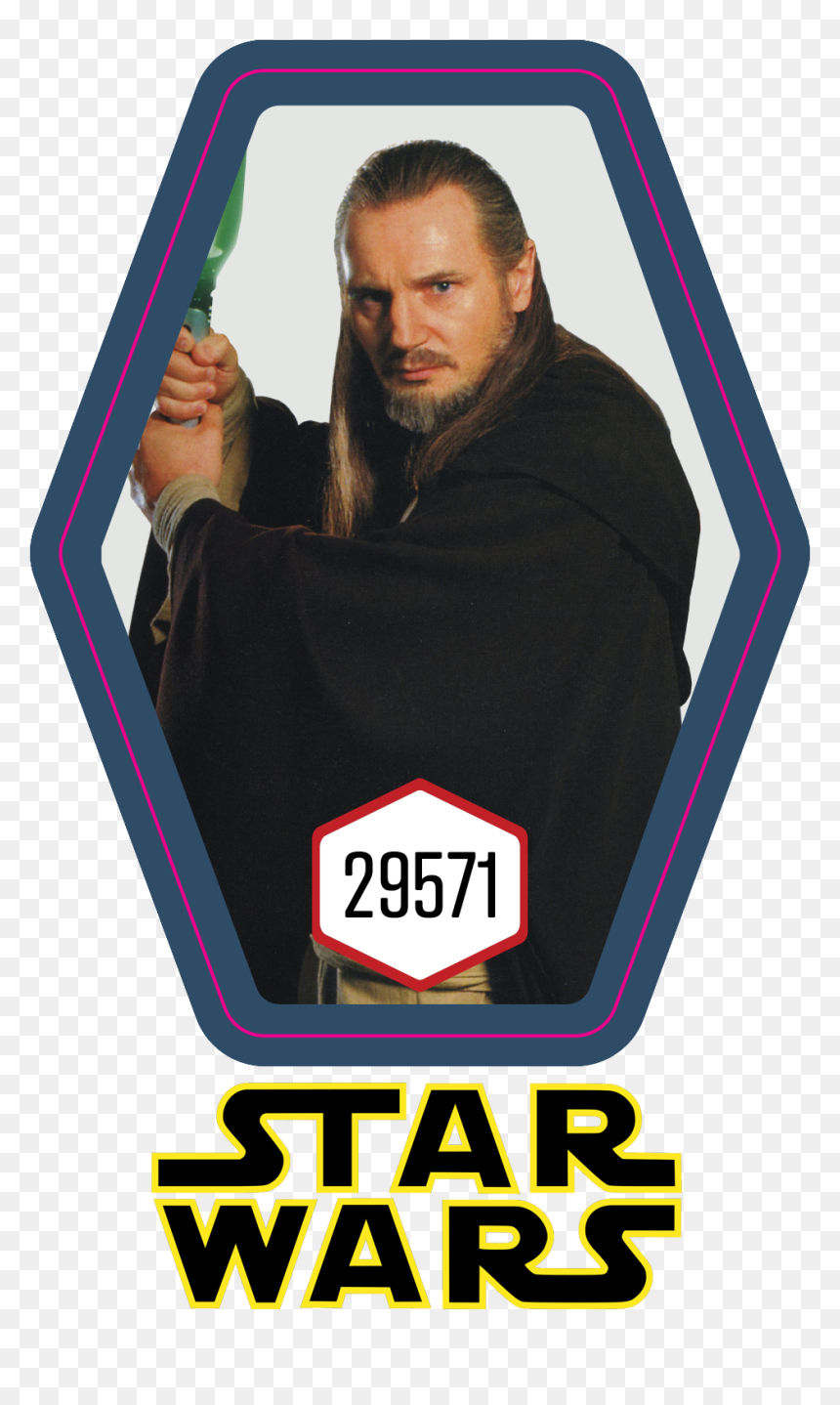 Qui-gon Jinn Theme - Hero, HD Png Download - qui gon jinn png