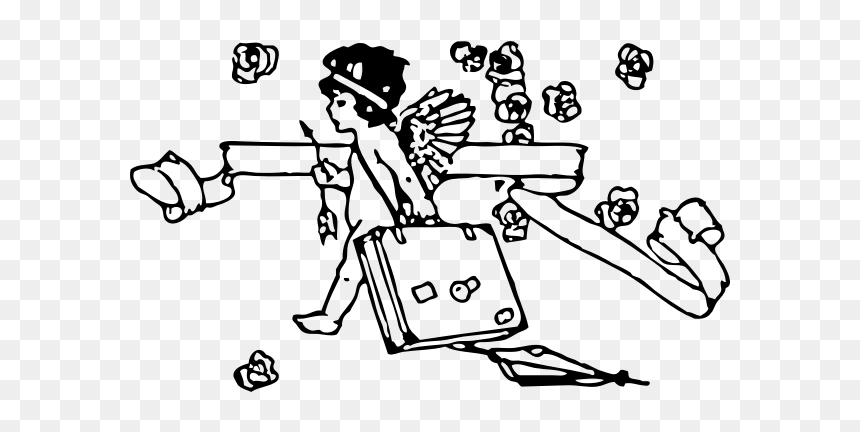 Cupid Traveling - Cupid, HD Png Download - traveling png
