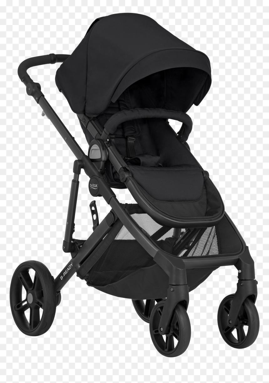 Britax B-ready Side View - Britax B Ready Stroller Navy, HD Png Download - stroller png