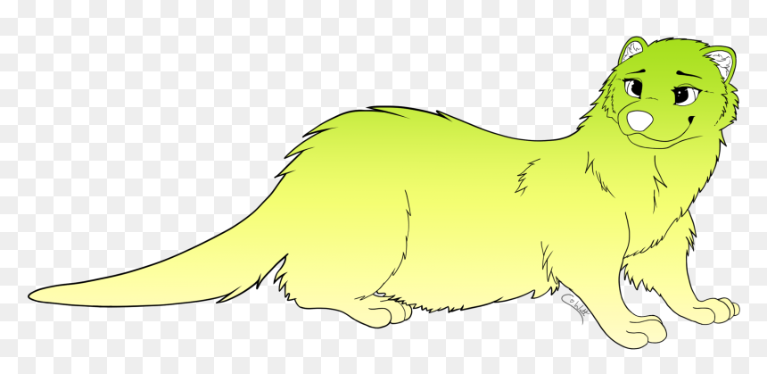 Ferret P2u Photoshop Lineart, HD Png Download - dog snapchat filter png