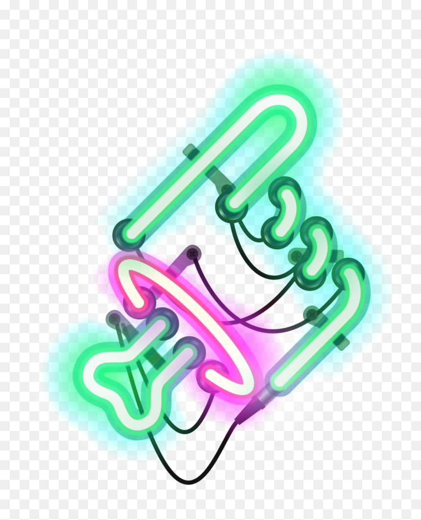 Green Watercolor Hand-painted Lamp Tube Palm Transparent - Calligraphy, HD Png Download - hand palm png