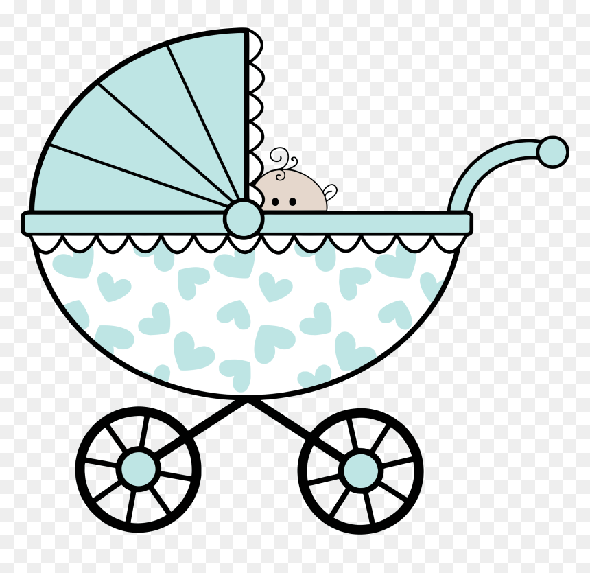 Baby Stroller Clipart, HD Png Download - stroller png